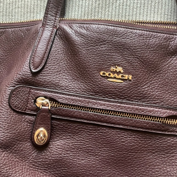 Coach Brown Leather Purse - Picture 2 of 3